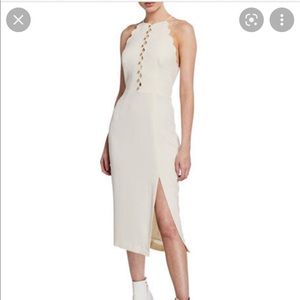 Zimmermann ‘Scalloped Halter Midi’ Dress
